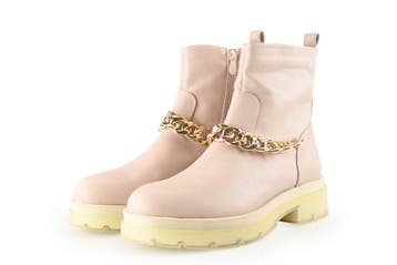 Barbarella Biker boots in maat 42 Beige, Verzenden, Overige typen