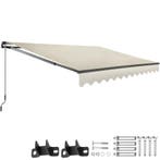 tectake Zonnescherm Ornella met wandhouder - 300 x 250 cm, b, Verzenden