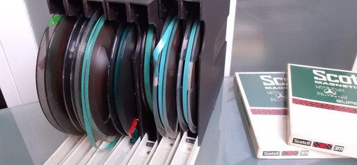 Scotch 3M 11 stuks 18 cm reels met tape in originele boxen -, TV, Hi-fi & Vidéo, Radios