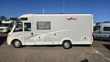 Carthago Tourer I 142 QB zeer goed verzorgd, dwarsbed 11823, Integraal, Ringverwarming, Fiat, 6 tot 7 meter