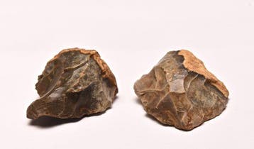 Paleolithisch Vuursteen 2 midden paleolithische werktuigen