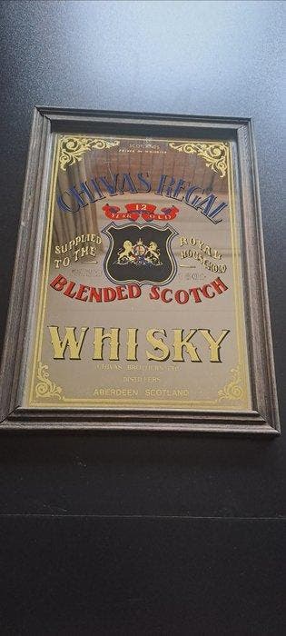Miroir publicitaire. - Martini/ Whisky. - Panneau (5) -