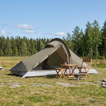vidaXL Backpacking Tent 4-persoons Bruin en Grijs, Verzenden, Nieuw