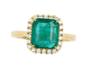 Zonder minimumprijs - Ring - 14 karaat Geel goud - 2.81ct.