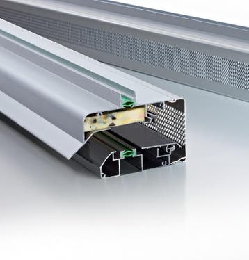 Ventilatierooster Duco GlasMax 10/15/20/25 DAR aluminium, Verzenden