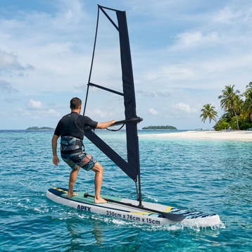 vidaXL Opblaasbare SUP Board met Zeil APEX 330 x 76 x 15 cm, Verzenden, Nieuw