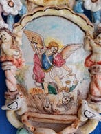 Barok Wijwatervat - Ceramica Salernitana - 20e eeuw -