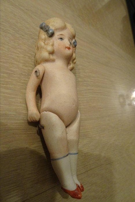 Antieke Duitse Limbach all bisque doll - Poupée P.14 -, Antiek en Kunst, Antiek | Speelgoed