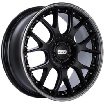 BBS CH-RII 20x10.5 5x112 ET35 Satin Black Center Platinum, Ophalen of Verzenden