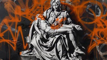 Dine Chanima - (XXL) Giant Holy Graffiti Lament