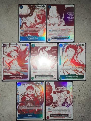 Bandai - 7 Card - One Piece Foil, Alternate art, Nieuw