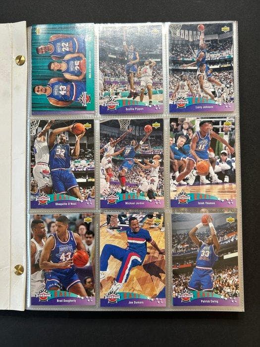 Upper Deck Nba Basketball Collectors Album - 260 cards - 1, Verzamelen, Stickers