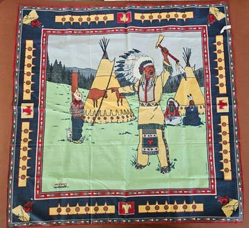 Tintin - Foulard Tintin in Amerika, Nieuw