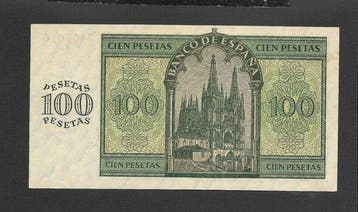Spanje. - 100 Pesetas - 1936 - Pick 101 (Zonder