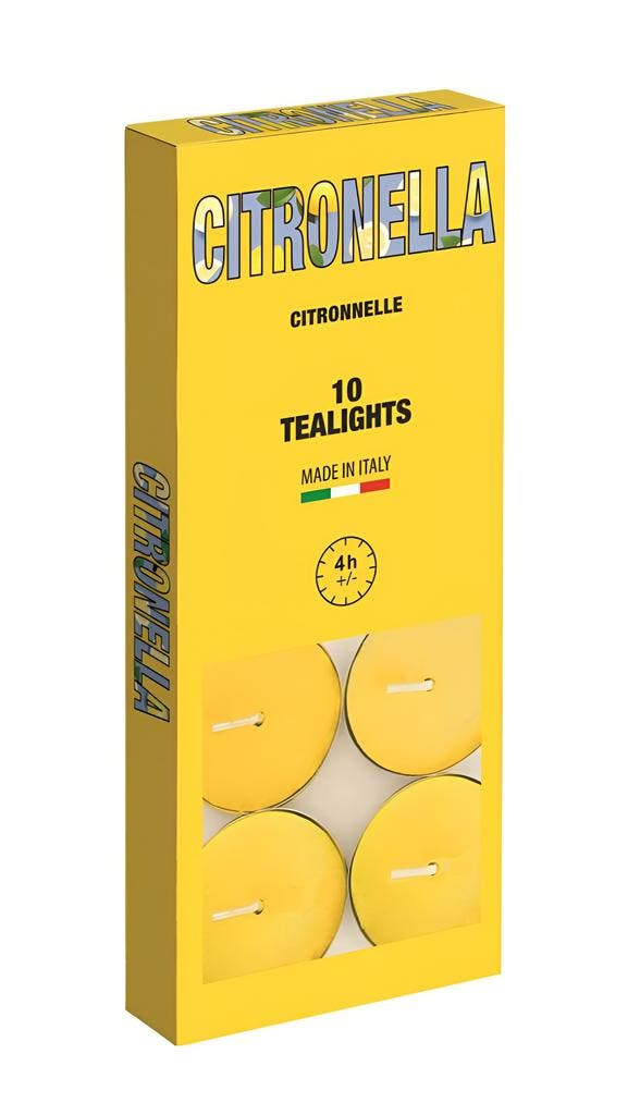 Set van 10 citronella theelichten, Doe-het-zelf en Bouw, Gereedschap | Overige machines, Nieuw, Verzenden