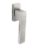 Intersteel raamkruk Amsterdam op rechthoekig rozet rvs, Doe-het-zelf en Bouw, Ophalen of Verzenden, Nieuw