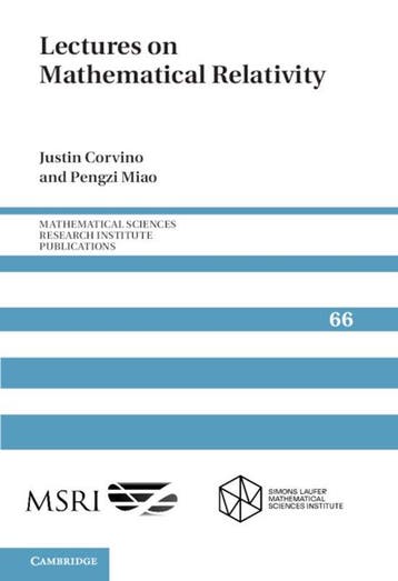 Mathematical Sciences Research Institute PublicationsSeries, Boeken, Verzenden, Zo goed als nieuw, Justin Corvino