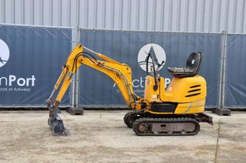 Veiling: Minigraver JCB Diesel 12.7kW 2003, Ophalen