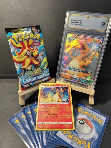 Pokémon - 13 Graded card - Dracaufeu #9 Foil - GG 9 - Sun &