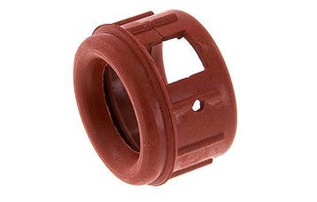 Capuchon de sécurité rouge de 100 mm pour manomètre, Verzenden