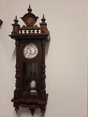 Horloge murale - Bois - 1970-1980 - Westminster régulateur, Antiek en Kunst
