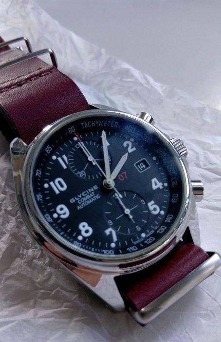 Glycine - Combat Crono - Zonder minimumprijs - Heren -, Handtassen en Accessoires, Horloges | Heren