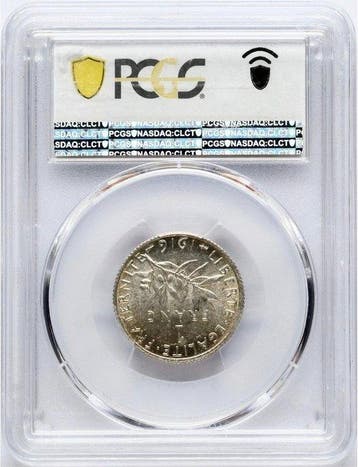 Frankrijk. 1 Franc 1916 - PCGS MS63