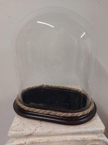 Stolp - Glas, Hout - 1970-1980 - Ovale stolp