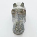 Zijderoute, Centraal-Aziatisch Schist Camel Head Talisman -
