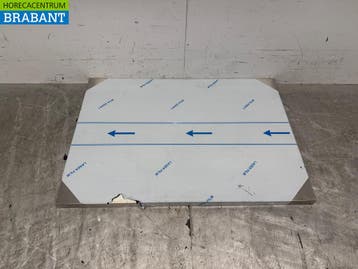 Plan de travail en acier inoxydable 100 x 70 x 4 cm Horeca, Verzenden