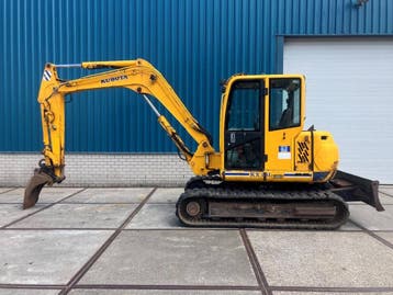 Veiling: Minigraver Kubota KX251 Diesel 43kW 2001, Ophalen