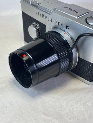 Olympus Pen F + microscoop adapter 1963 Appareil photo, TV, Hi-fi & Vidéo