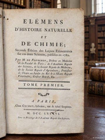 M. de Fourcroy - Élemens dHistoire Naturelle et de Chimie -