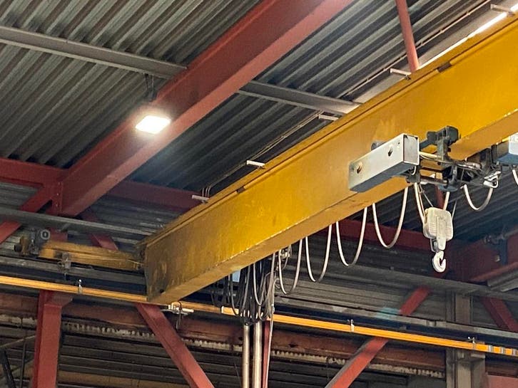 Demag enkelligger bovenloopkraan  20.245mm x 2x 3.2t 001435U, Doe-het-zelf en Bouw, Gereedschap | Overige machines, Gebruikt, Ophalen