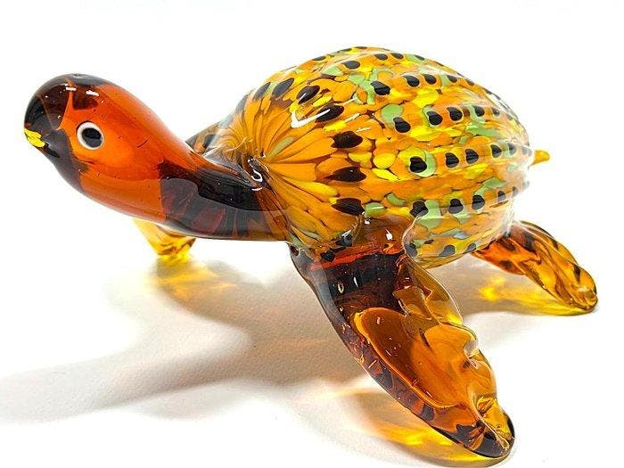 Murano Italia - 10x24x17 cm - 1,1 kg - sculptuur,, Antiek en Kunst, Curiosa en Brocante