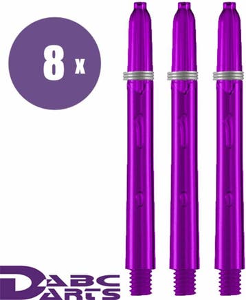 ABC Darts – Edgeglow Paars - 8 sets (Dart Shafts), Ophalen of Verzenden, Nieuw, Shafts