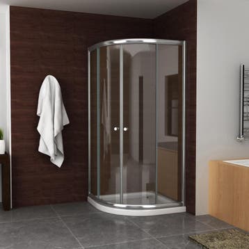 BWS Douchecabine | Kwartrond 90x90x190cm | 5mm Helder glas, Ophalen of Verzenden, Nieuw, Overige typen