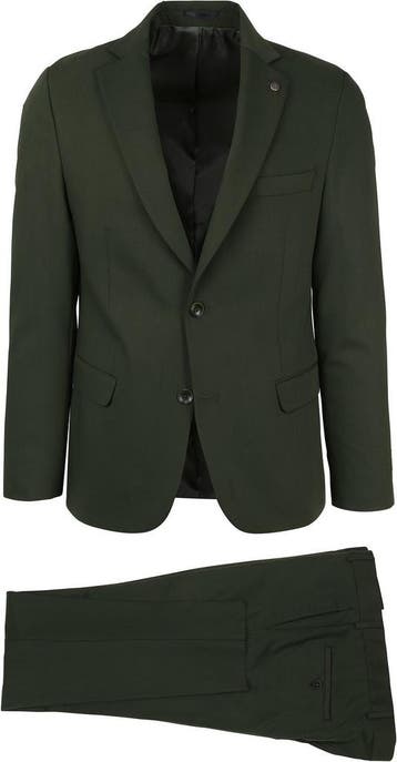 Suitable Kostuum Donkergroen maat Maat 48/50 (M) Heren, Kleding | Heren, Verzenden, Nieuw, Maat 48/50 (M), Suitable
