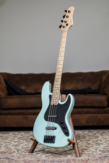 Schecter J-4 Diamond Series | Sea Foam Green, Muziek en Instrumenten, Snaarinstrumenten | Gitaren | Bas, Verzenden, Nieuw