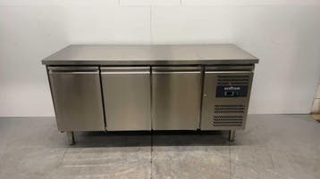 Table de travail réfrigérée Ecofrost en acier inoxydable,, Verzenden