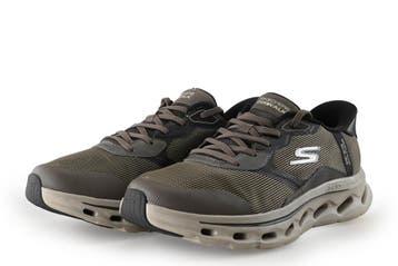 Skechers Sneakers in maat 44 Bruin, Kleding | Heren, Schoenen, Bruin, Verzenden, Zo goed als nieuw, Skechers