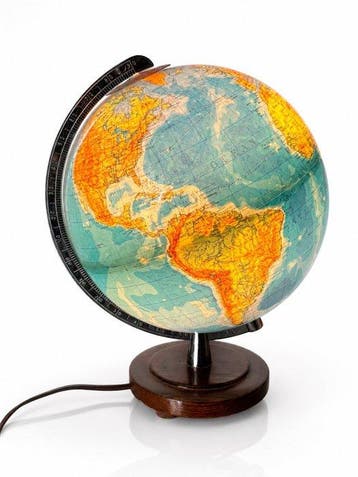 Celestial and terrestrial globes - Vintage Columbus Verlag, Antiek en Kunst