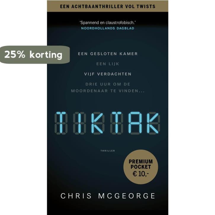 Tik Tak 9789021026572 Chris McGeorge, Boeken, Thrillers, Zo goed als nieuw, Verzenden