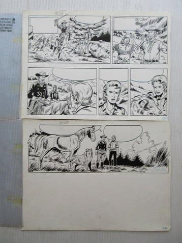 Bessy - Originele pagina (p.28) - De roodschimmel - 1, Boeken, Nieuw