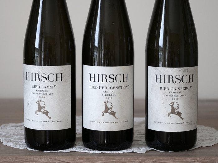 2018 Hirsch Ried Gaisberg: Kammern: Riesling, Grüner, Verzamelen, Wijnen
