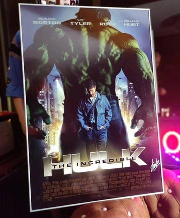 Stan Lee, signed in person - with COA - The Incredible Hulk, Nieuw