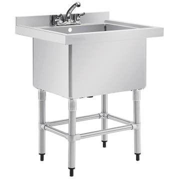Spoeltafel | RVS | Grote Spoelbak | Achteropstand |, Verzenden, Nieuw in verpakking