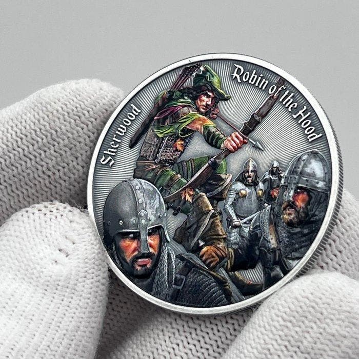 Kameroen. 1000 Francs 2024 – Sherwood: Robin of the Hood – 1, Postzegels en Munten, Munten | Europa | Niet-Euromunten