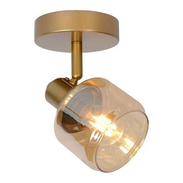 Lucide BJORN - Wandspot - 1xE14 - Mat Goud /, Maison & Meubles, Verzenden