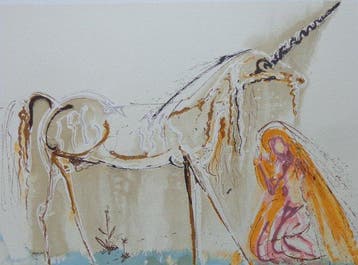 Salvador Dali (1904-1989) - La Licorne, Antiquités & Art